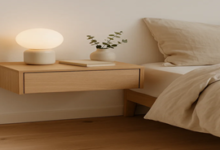 Floating bedside tables: Modern, practical, and stylish