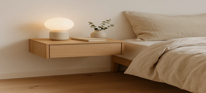 Floating bedside tables: Modern, practical, and stylish